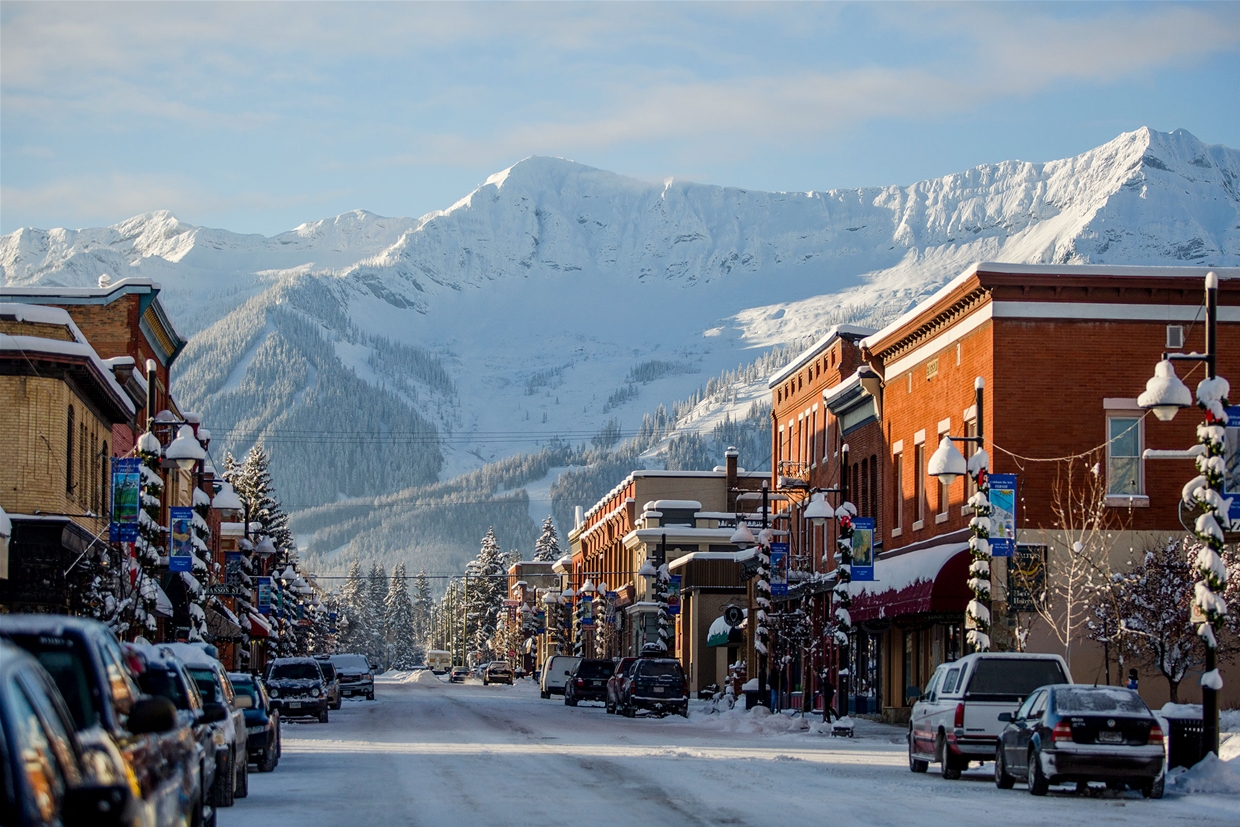 Historisch centrum downtown Fernie