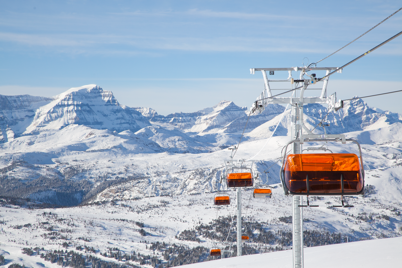 De bergen van het skigebied SkiBig3